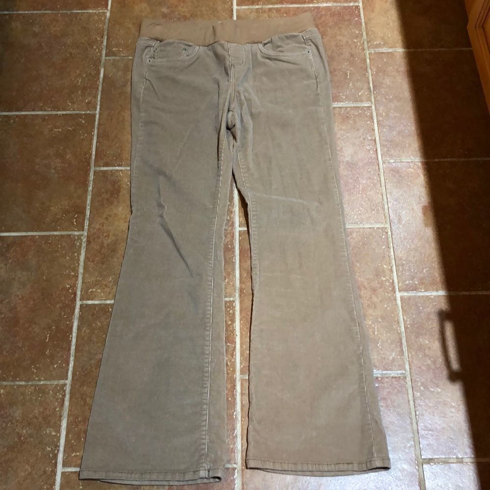 Motherhood Maternity Brown Cords